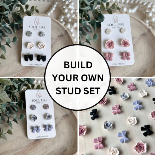Stud Trio - Build your own set - Bridgerton Collection - READ ITEM DESCRIPTION