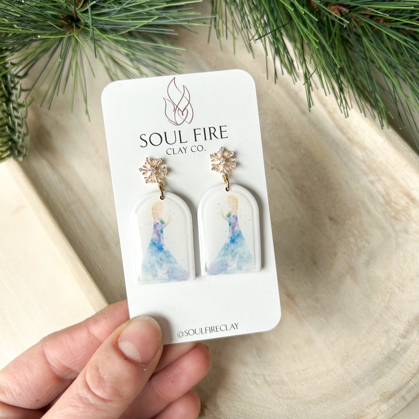 Elsa - Christmas Statement Earrings