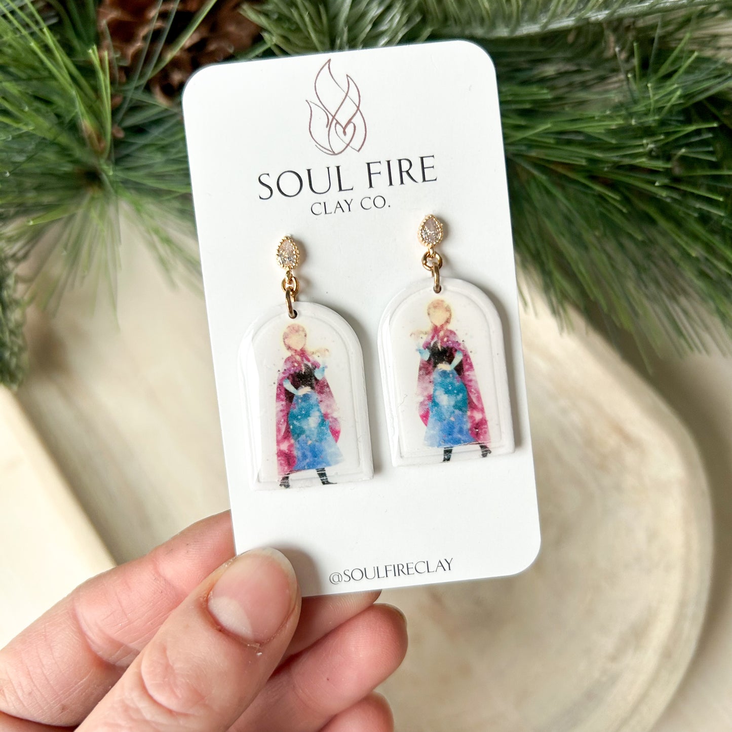 Anna - Christmas Statement Earrings
