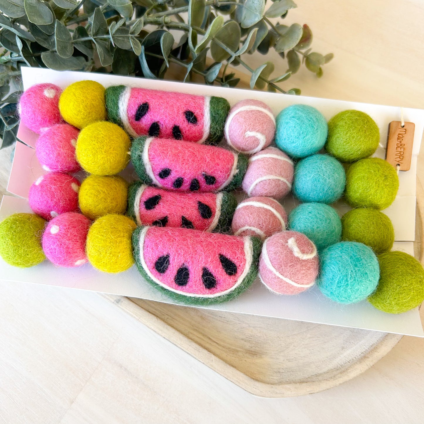 Watermelon Wiggle Garland