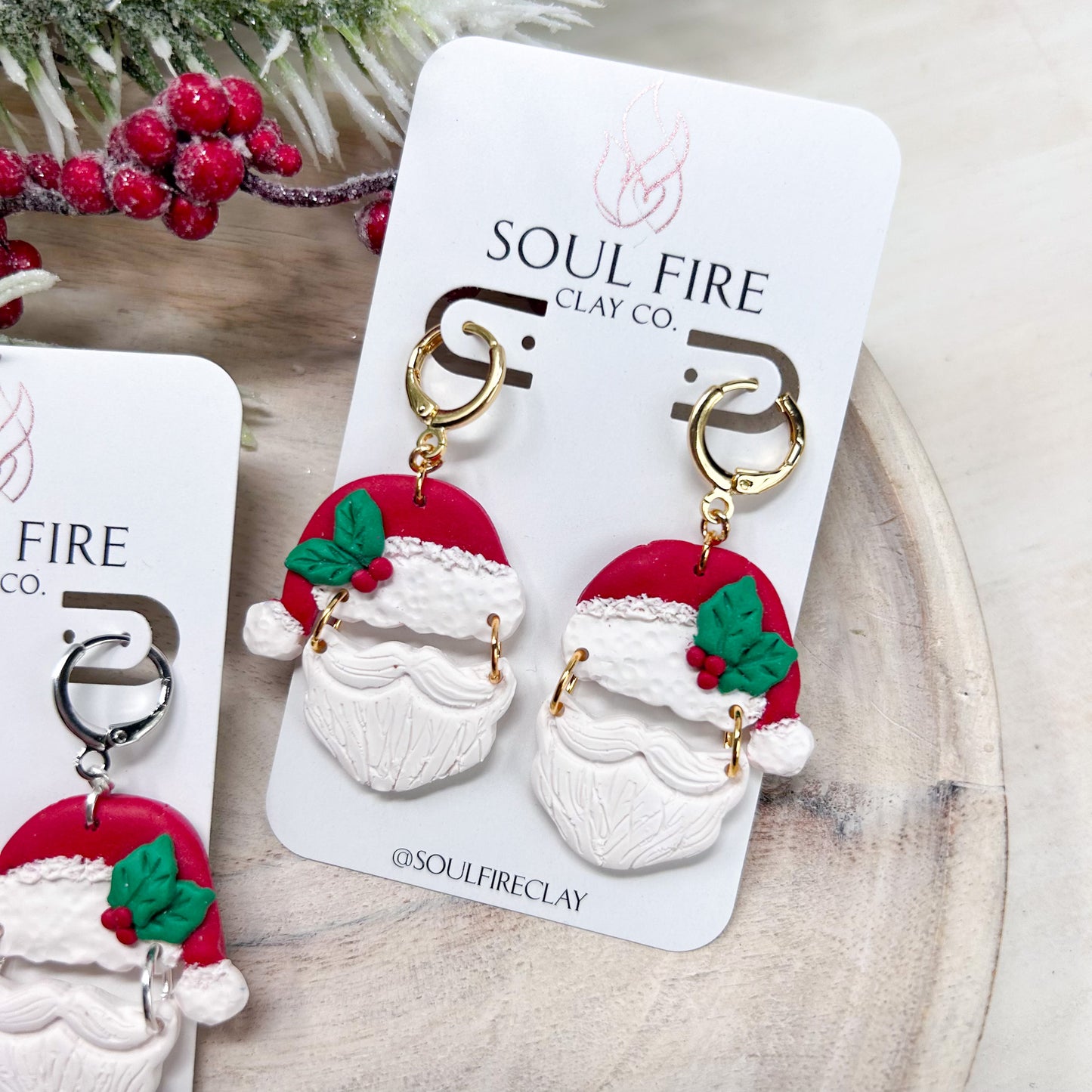 Santa Statement Earrings