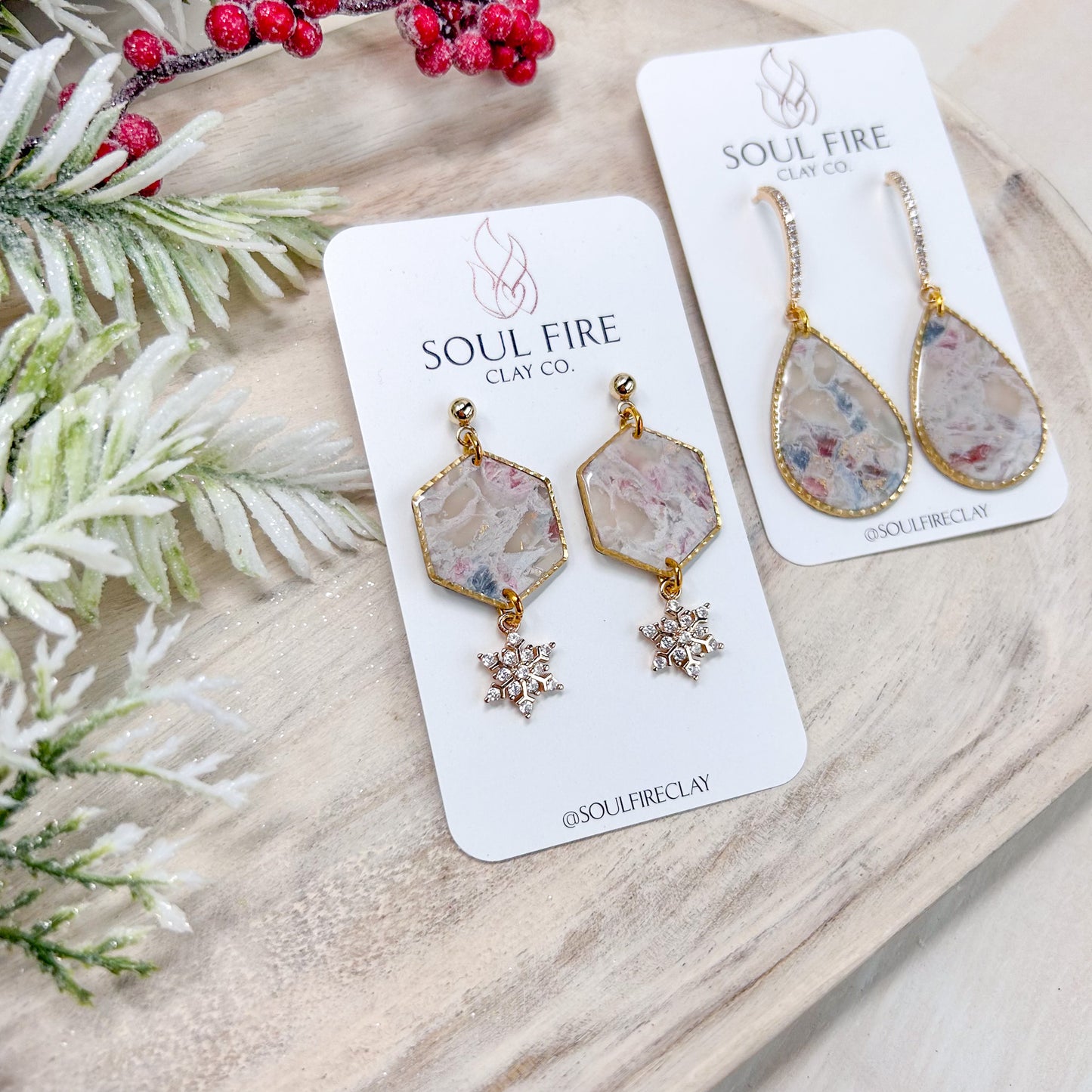 Marble Statement Earrings