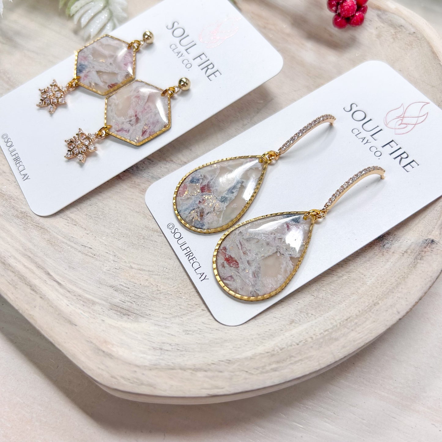 Marble Statement Earrings