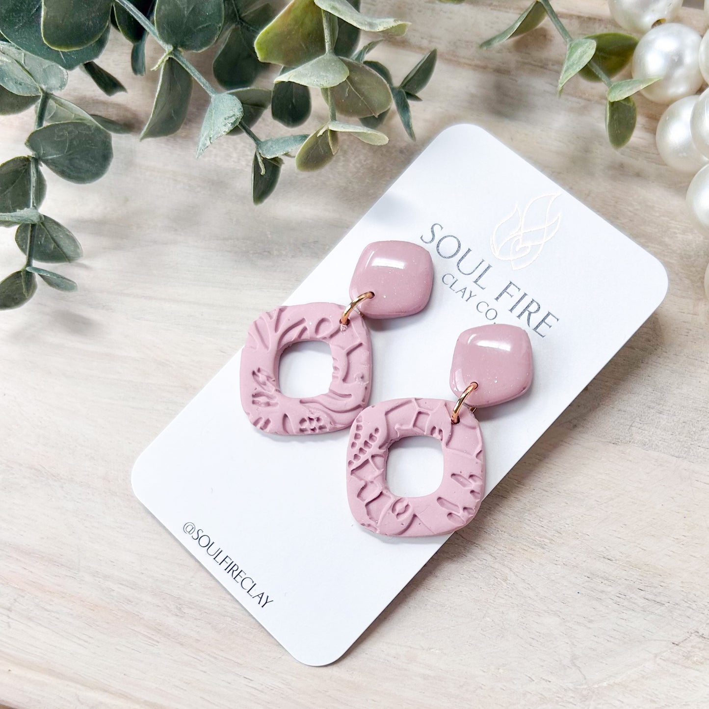 Lace Diamond Statement Earrings