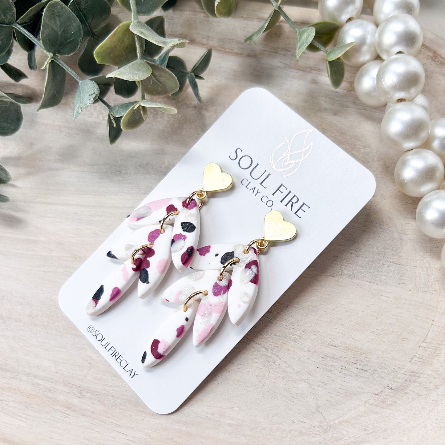 Tarazo Leaf Drop Statement Earrings