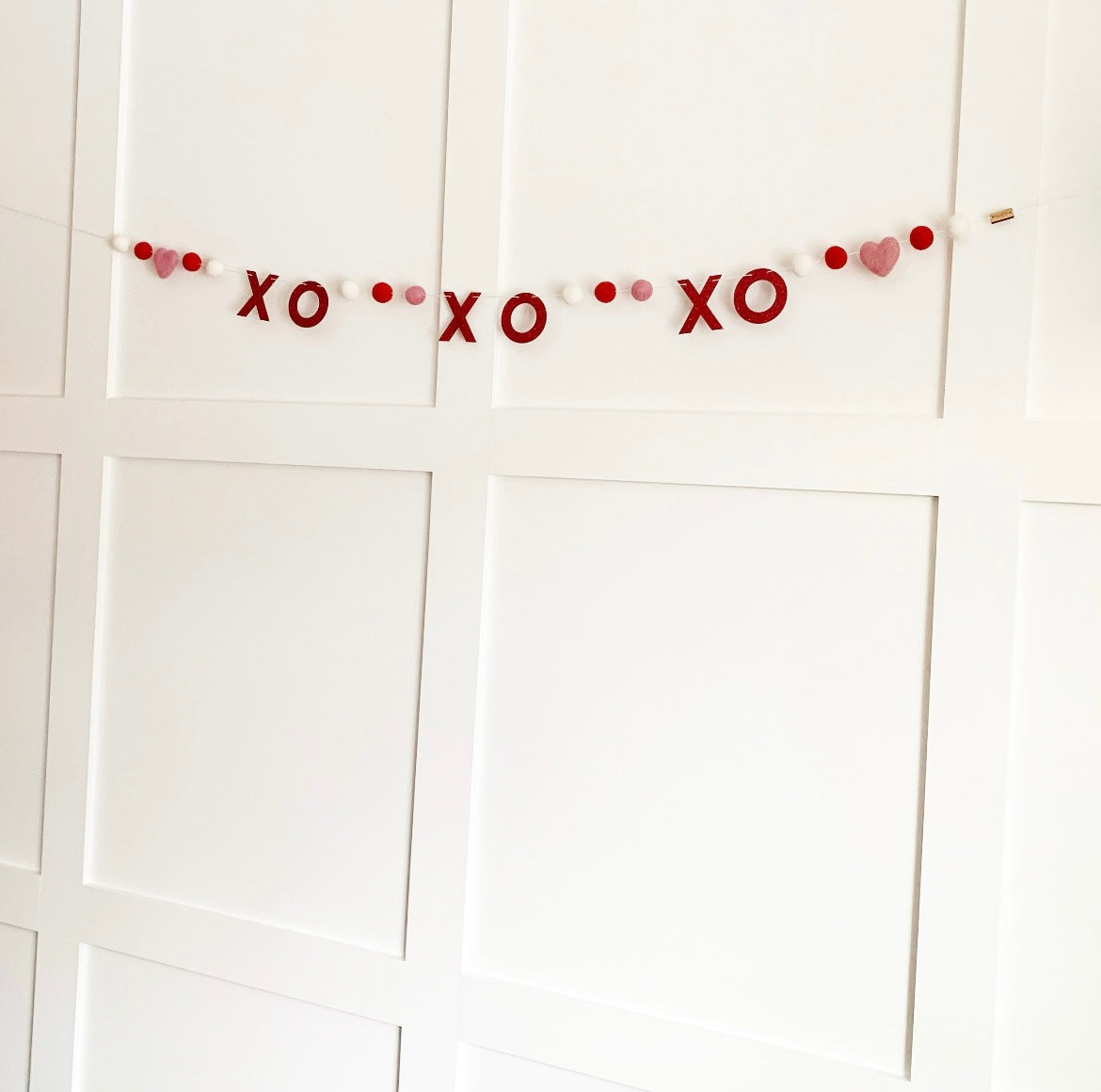 XOXO Felt Garland