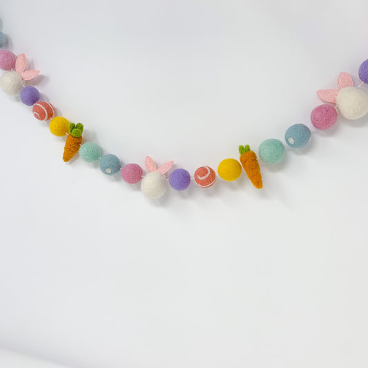 Pastel Bunnies Felt Garland
