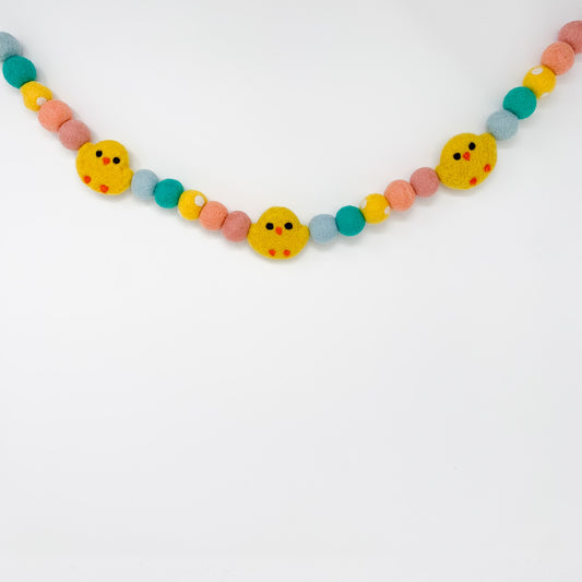 Easter Chicks Felt Garland
