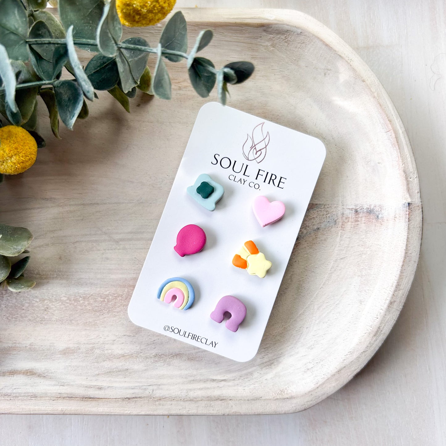 Lucky Charms Stud Pack Statement Earrings