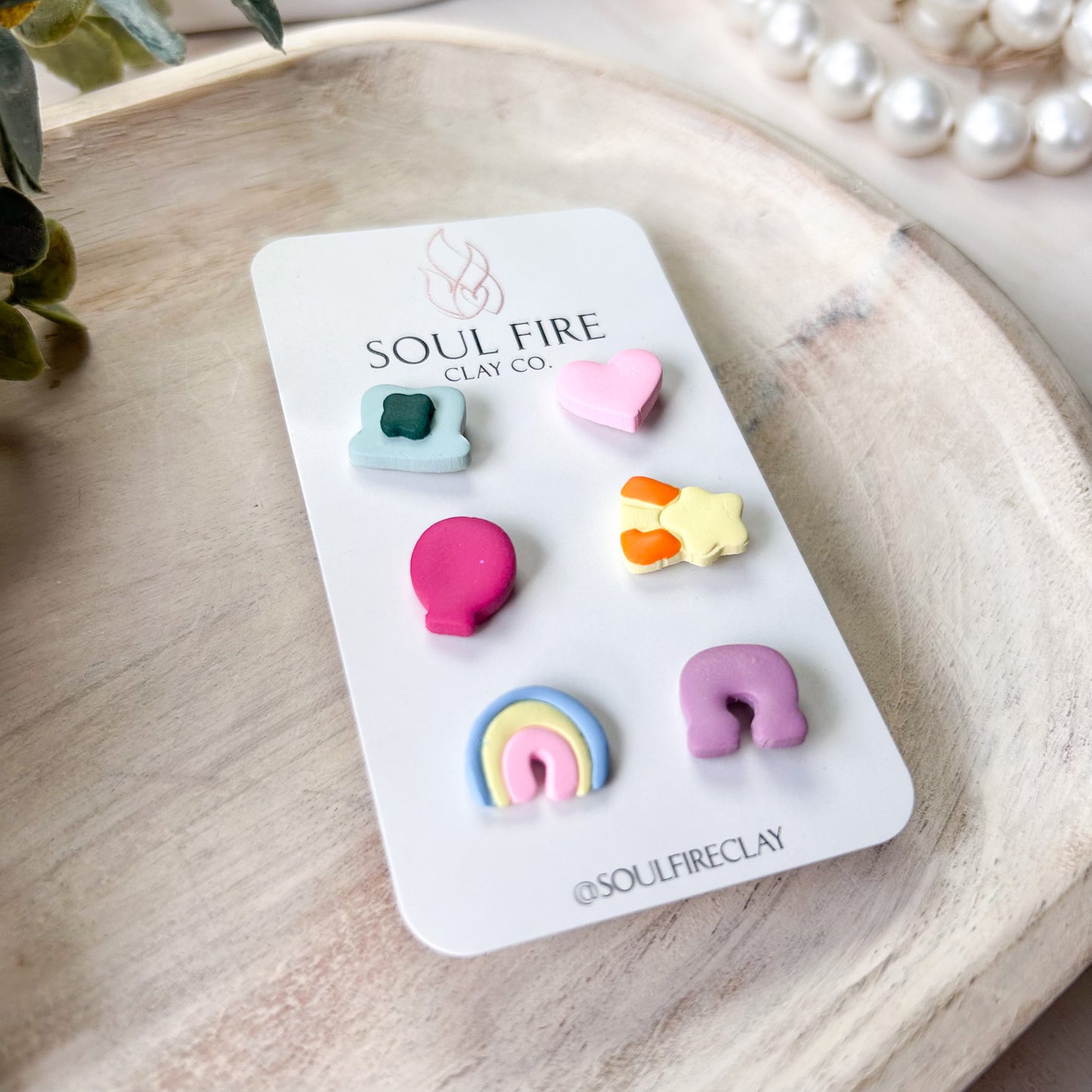Lucky Charms Stud Pack Statement Earrings