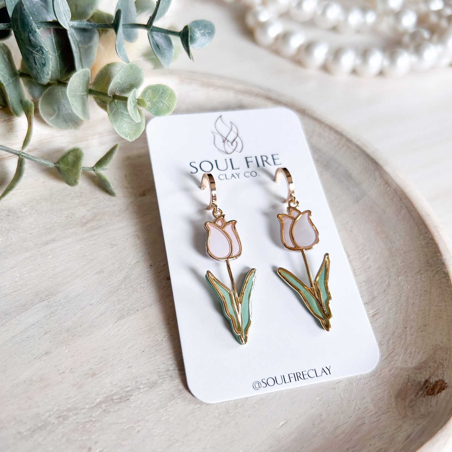 Tulip Statement Earrings