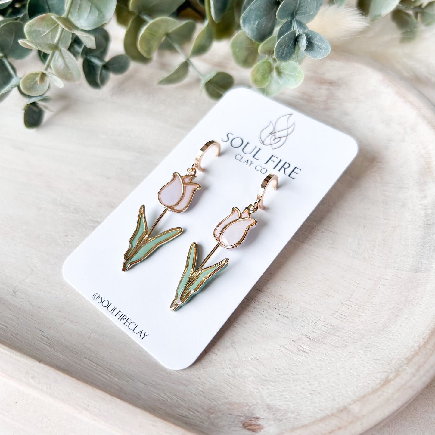 Tulip Statement Earrings