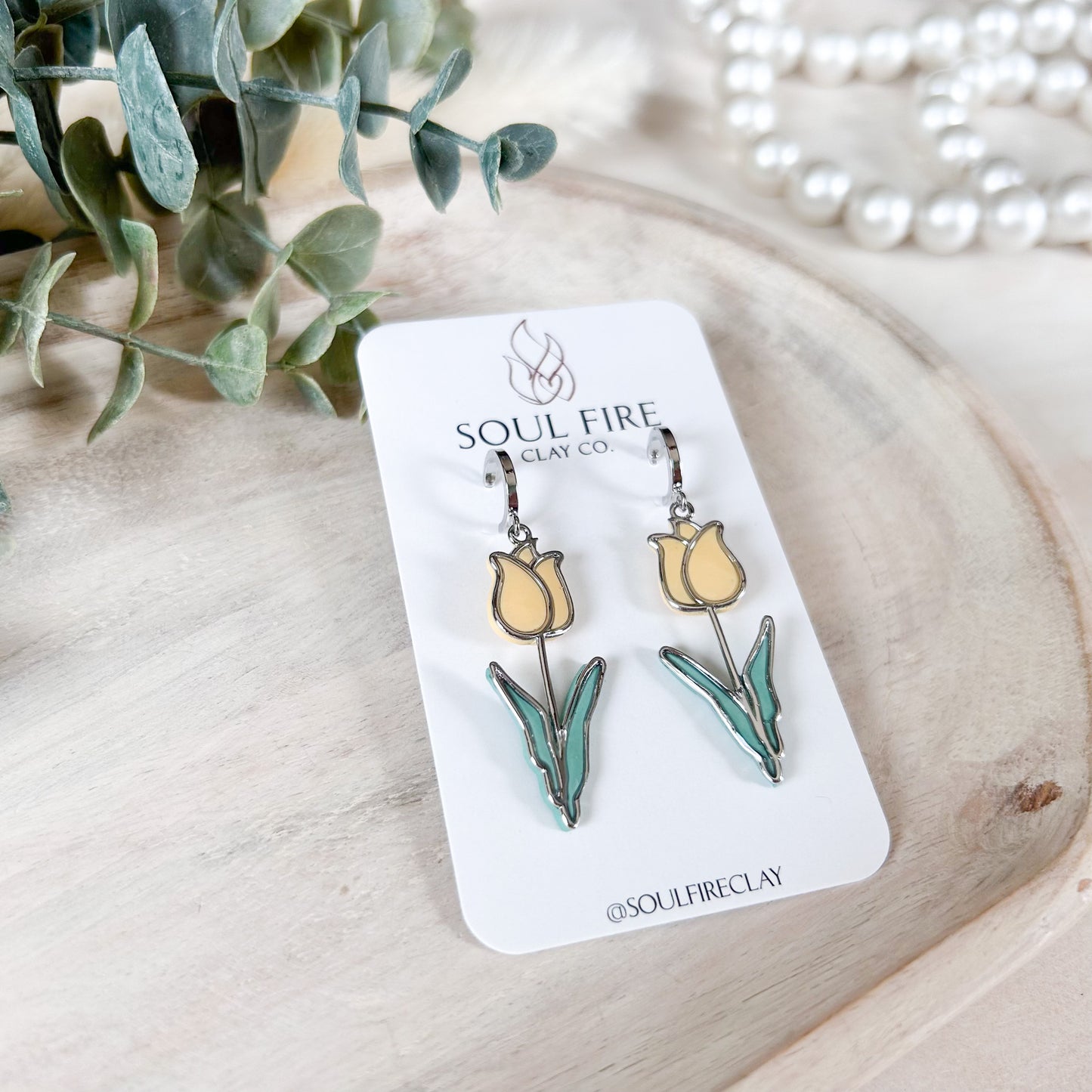 Tulip Statement Earrings