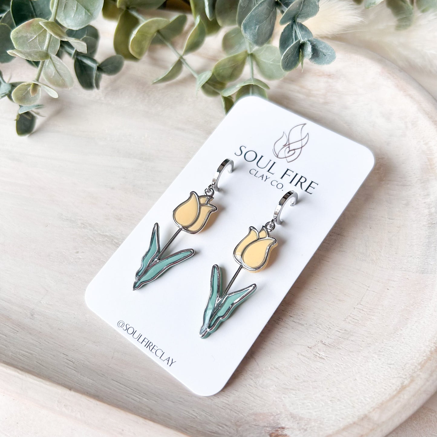 Tulip Statement Earrings