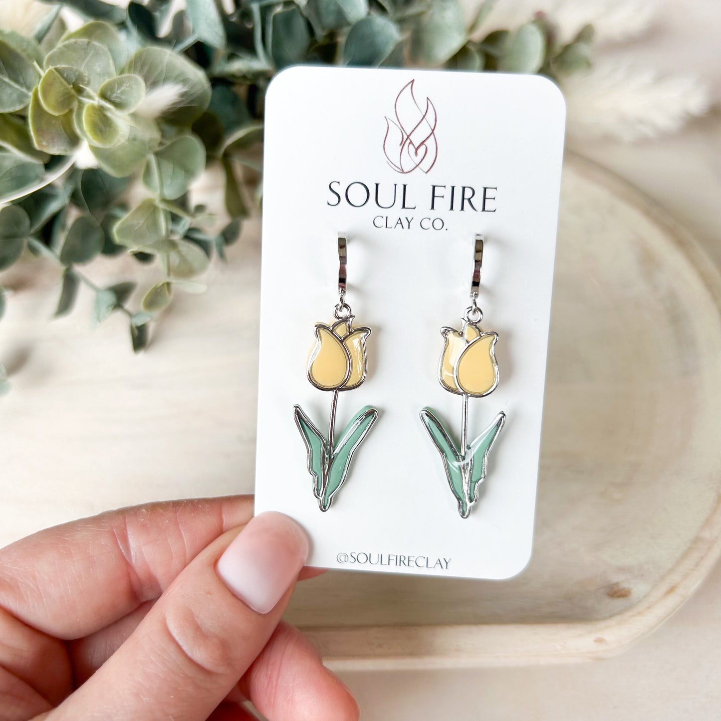 Tulip Statement Earrings