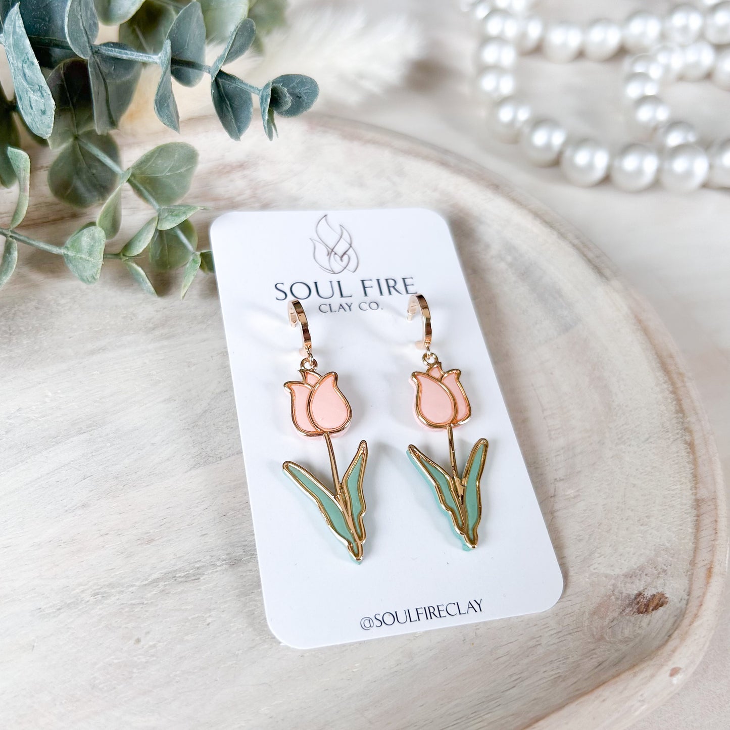 Tulip Statement Earrings