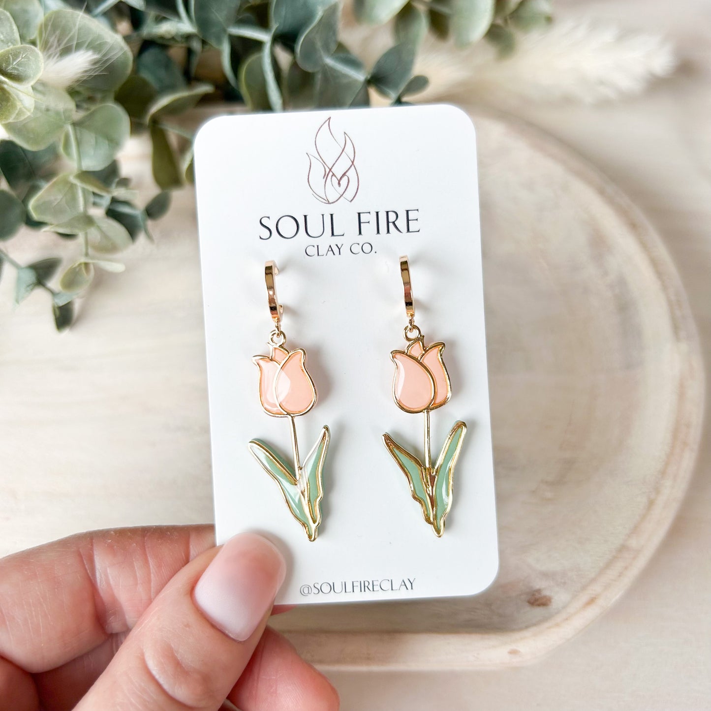 Tulip Statement Earrings
