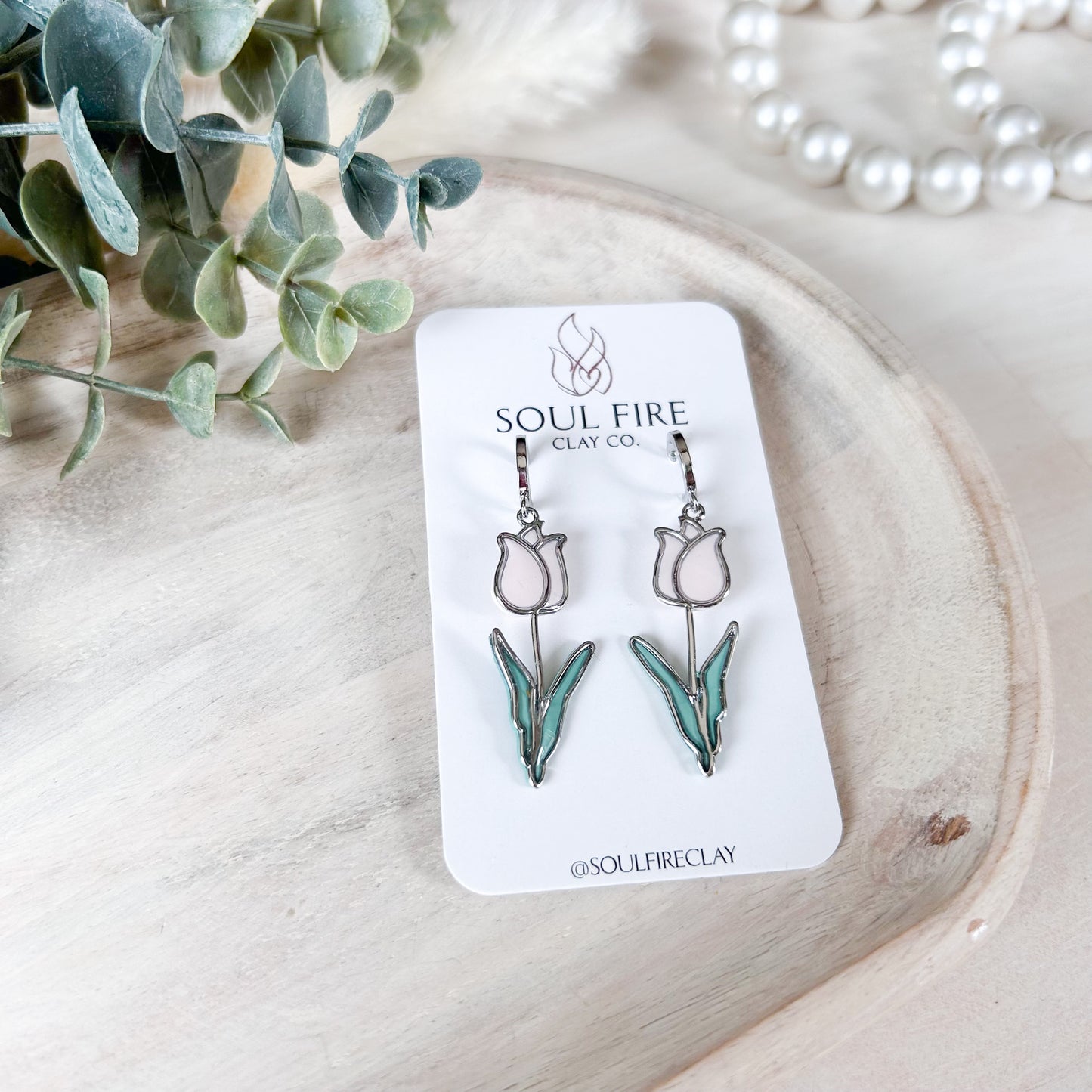 Tulip Statement Earrings