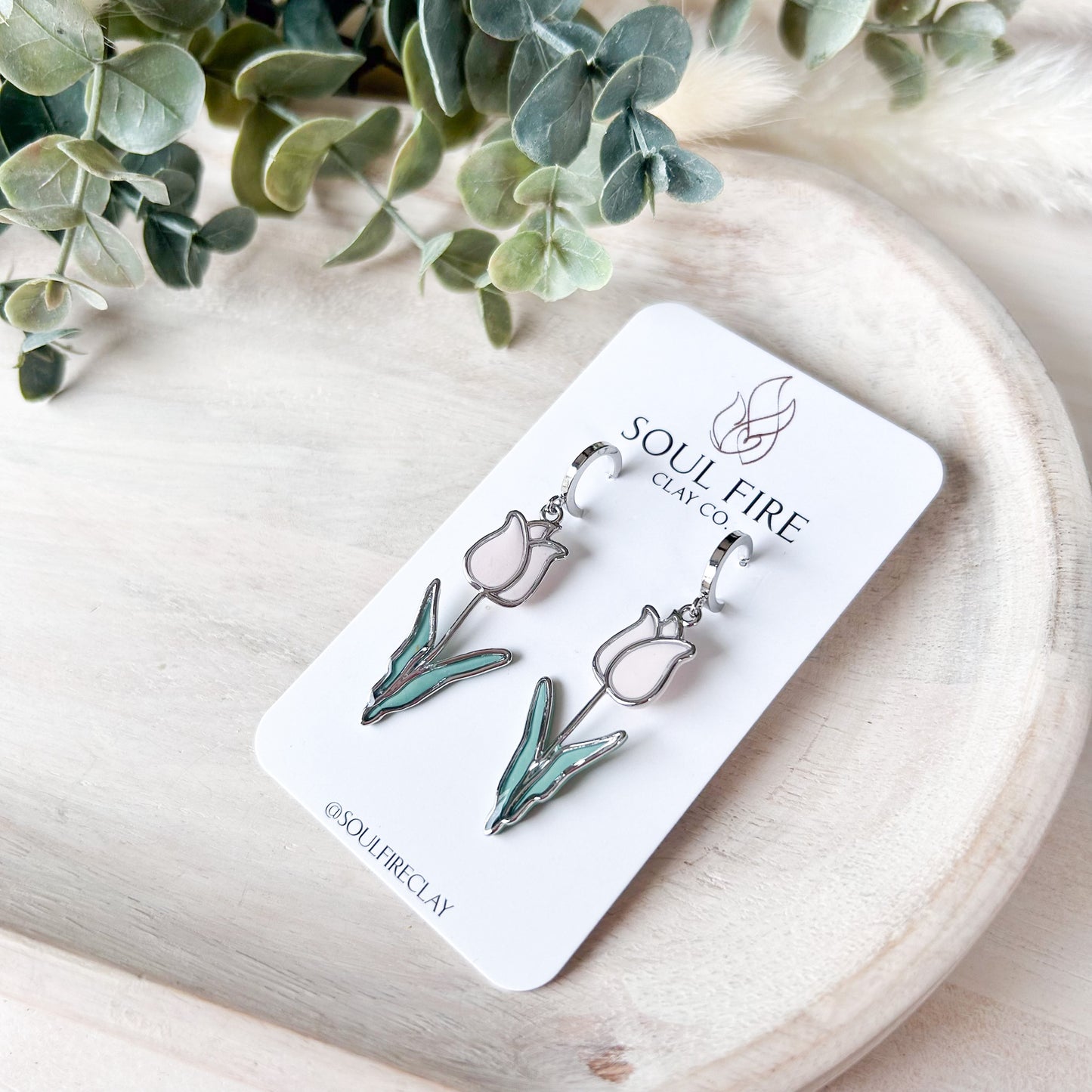 Tulip Statement Earrings