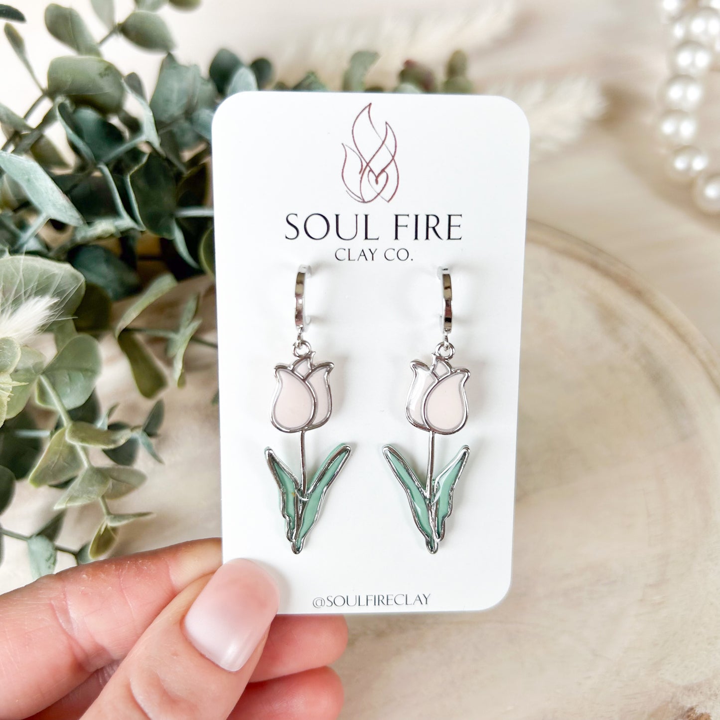 Tulip Statement Earrings