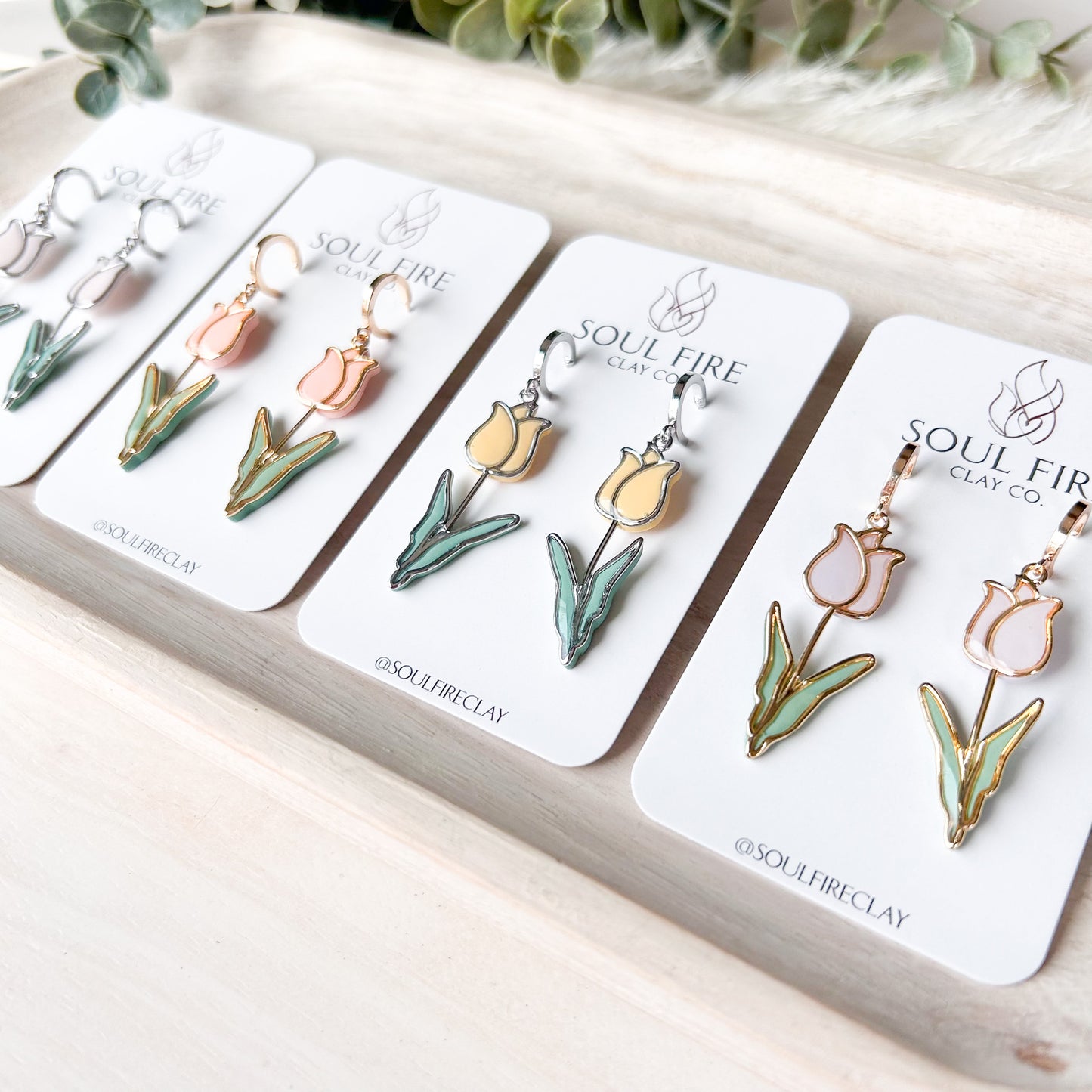 Tulip Statement Earrings