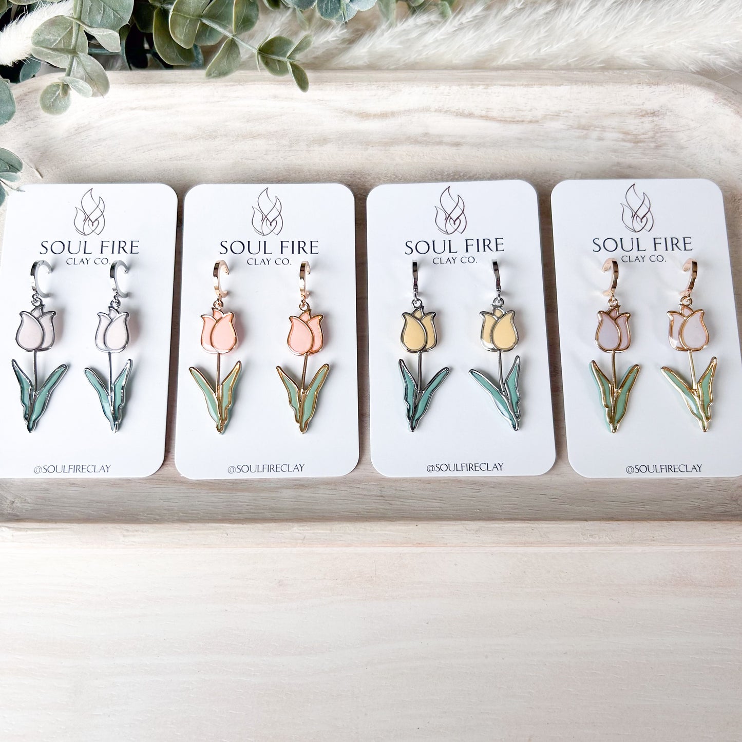 Tulip Statement Earrings