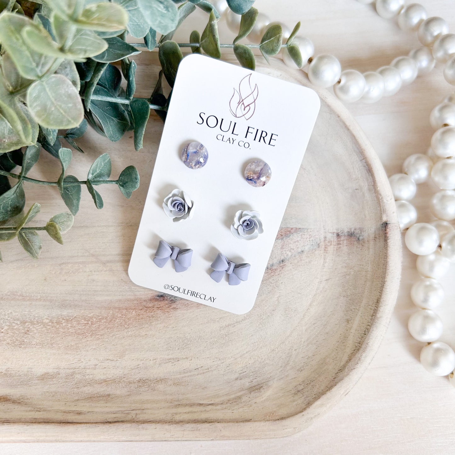 Stud Trio - Build your own set - Bridgerton Collection - READ ITEM DESCRIPTION