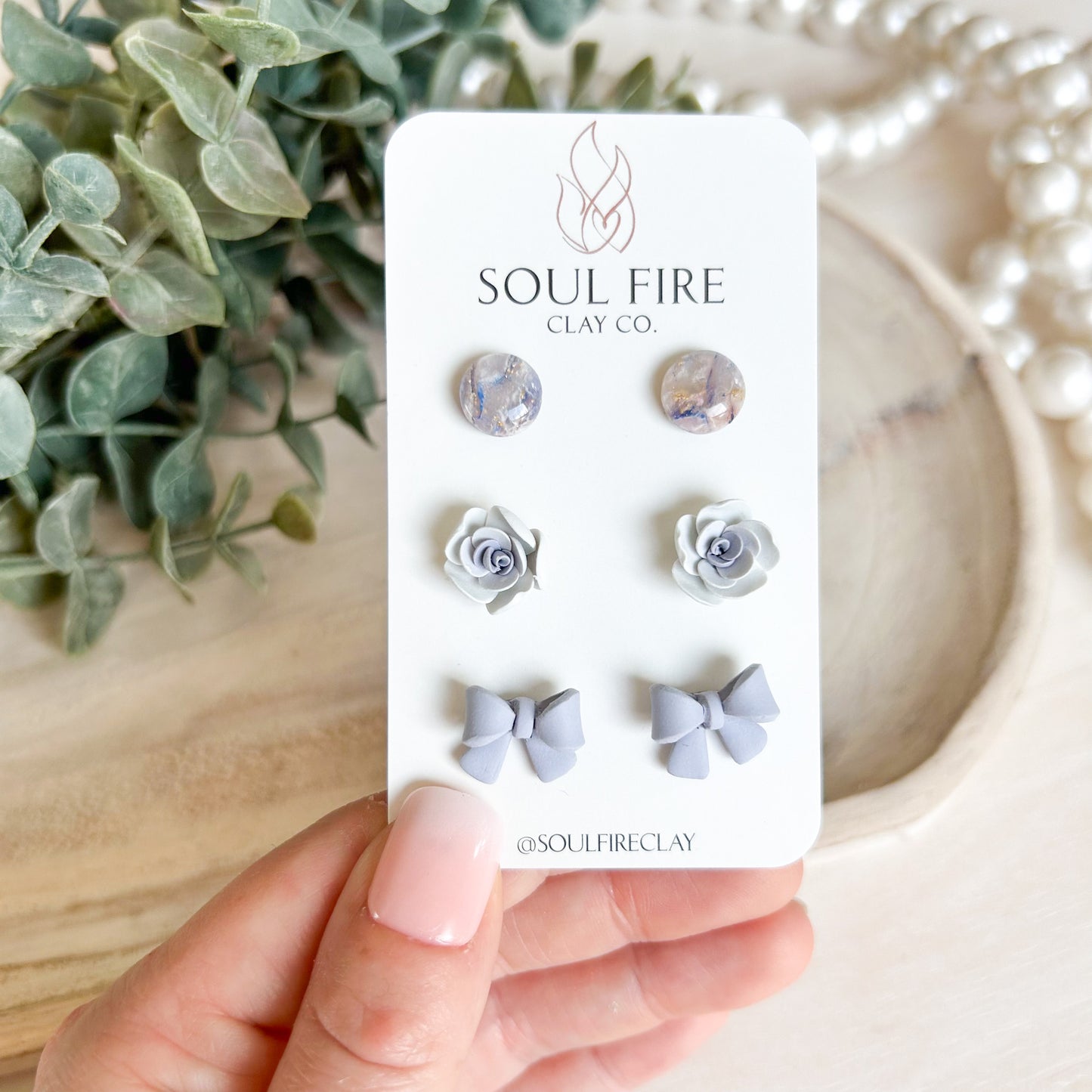 Stud Trio - Build your own set - Bridgerton Collection - READ ITEM DESCRIPTION