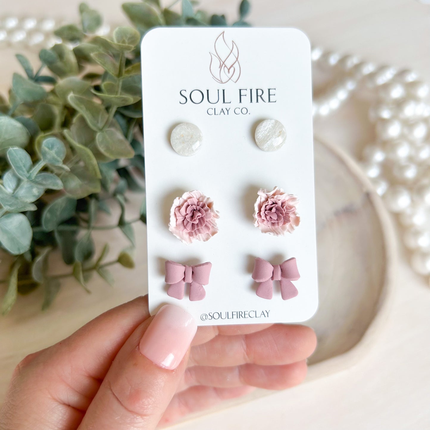 Stud Trio - Build your own set - Bridgerton Collection - READ ITEM DESCRIPTION