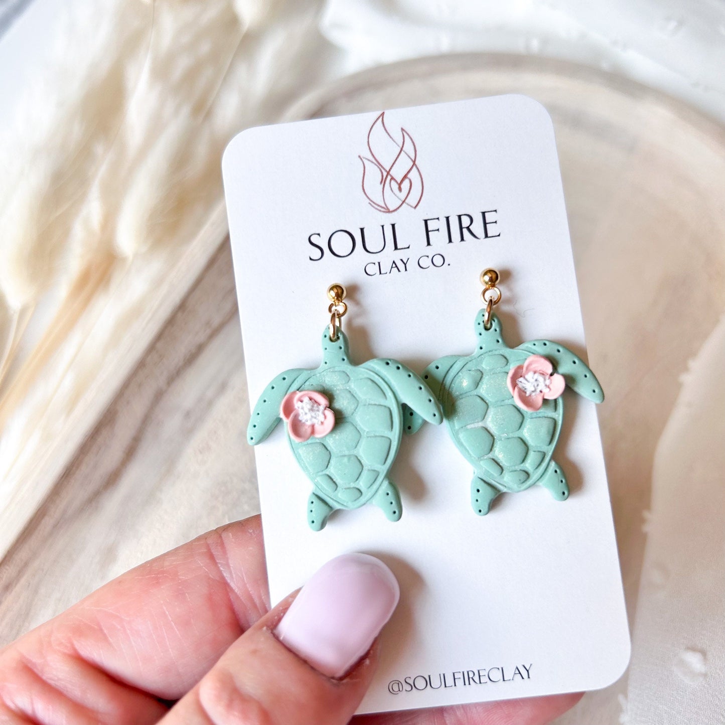 Turtle Statement Earrings