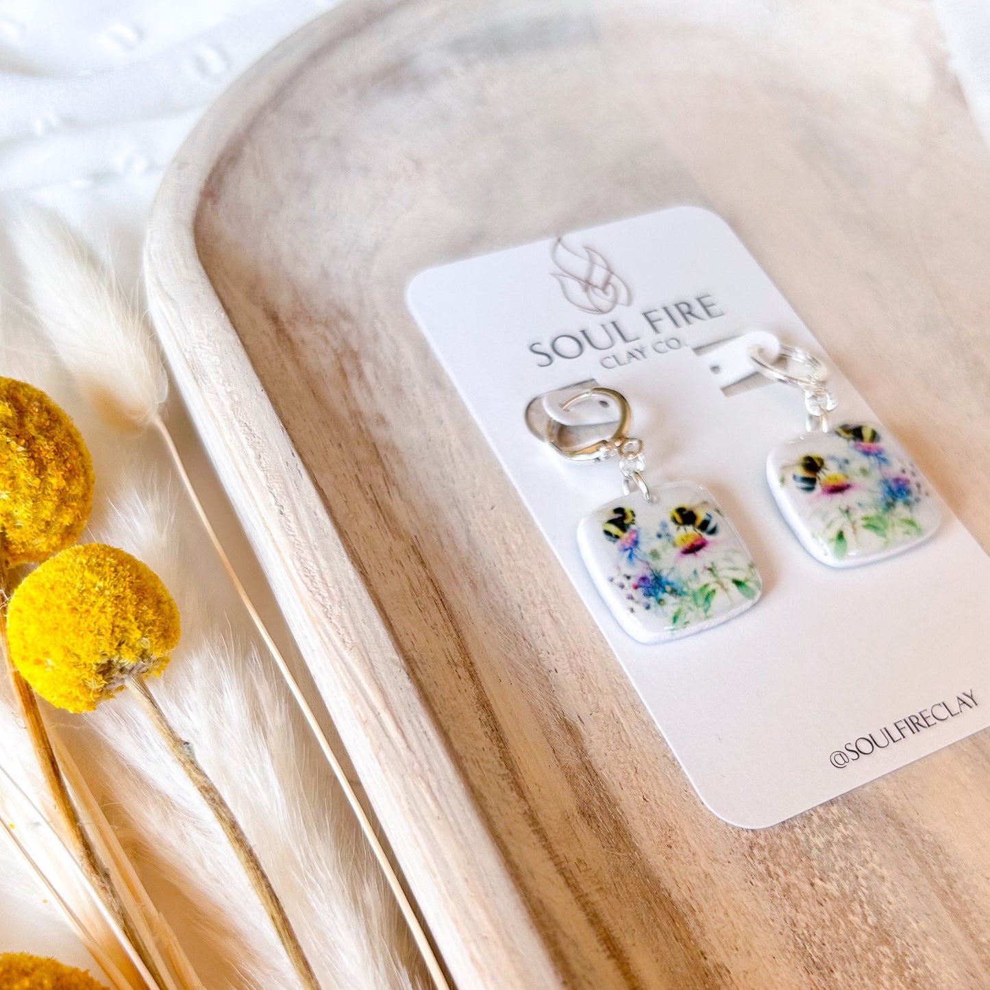 Bumblebee Statement Earrings