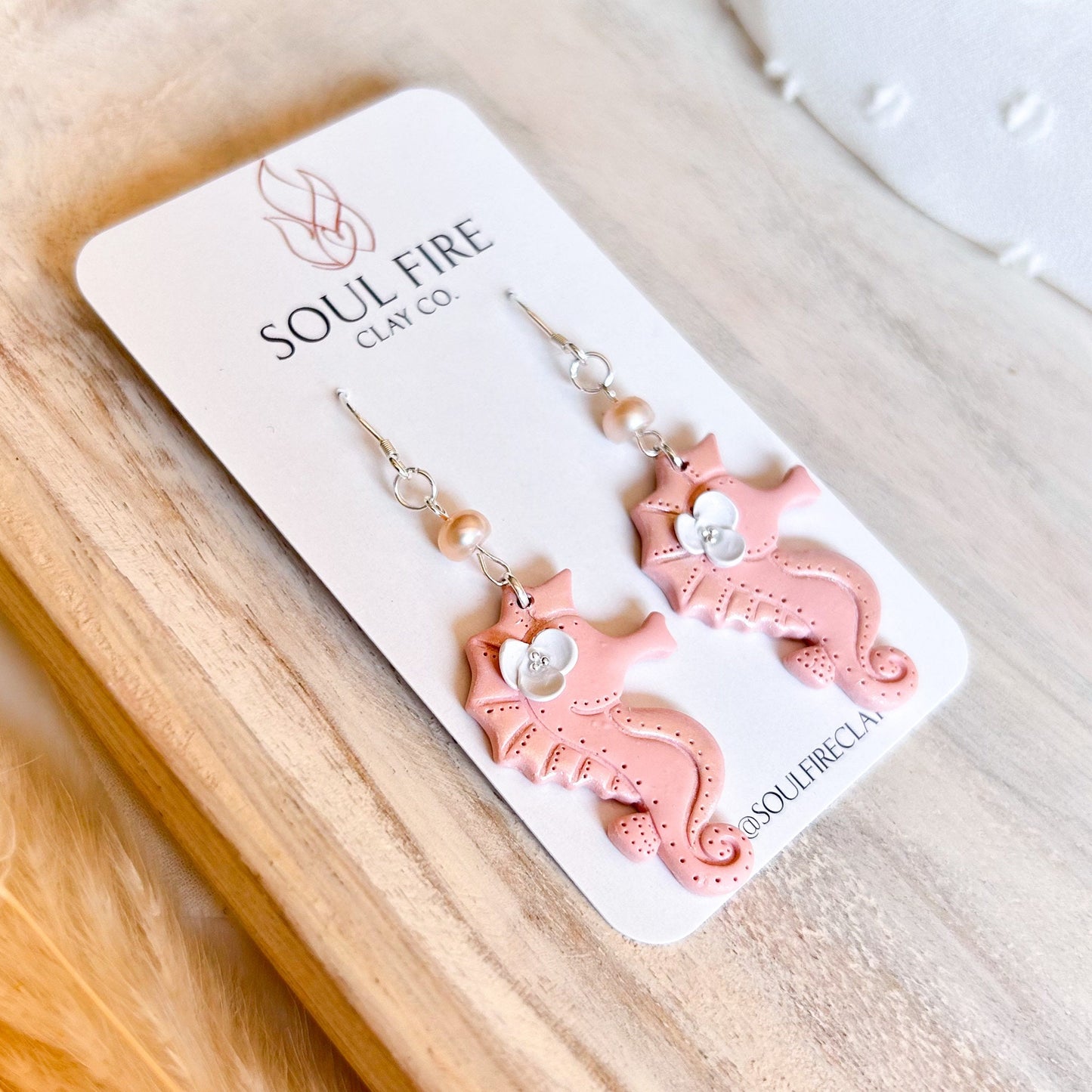 Seahorse Statement Earrings