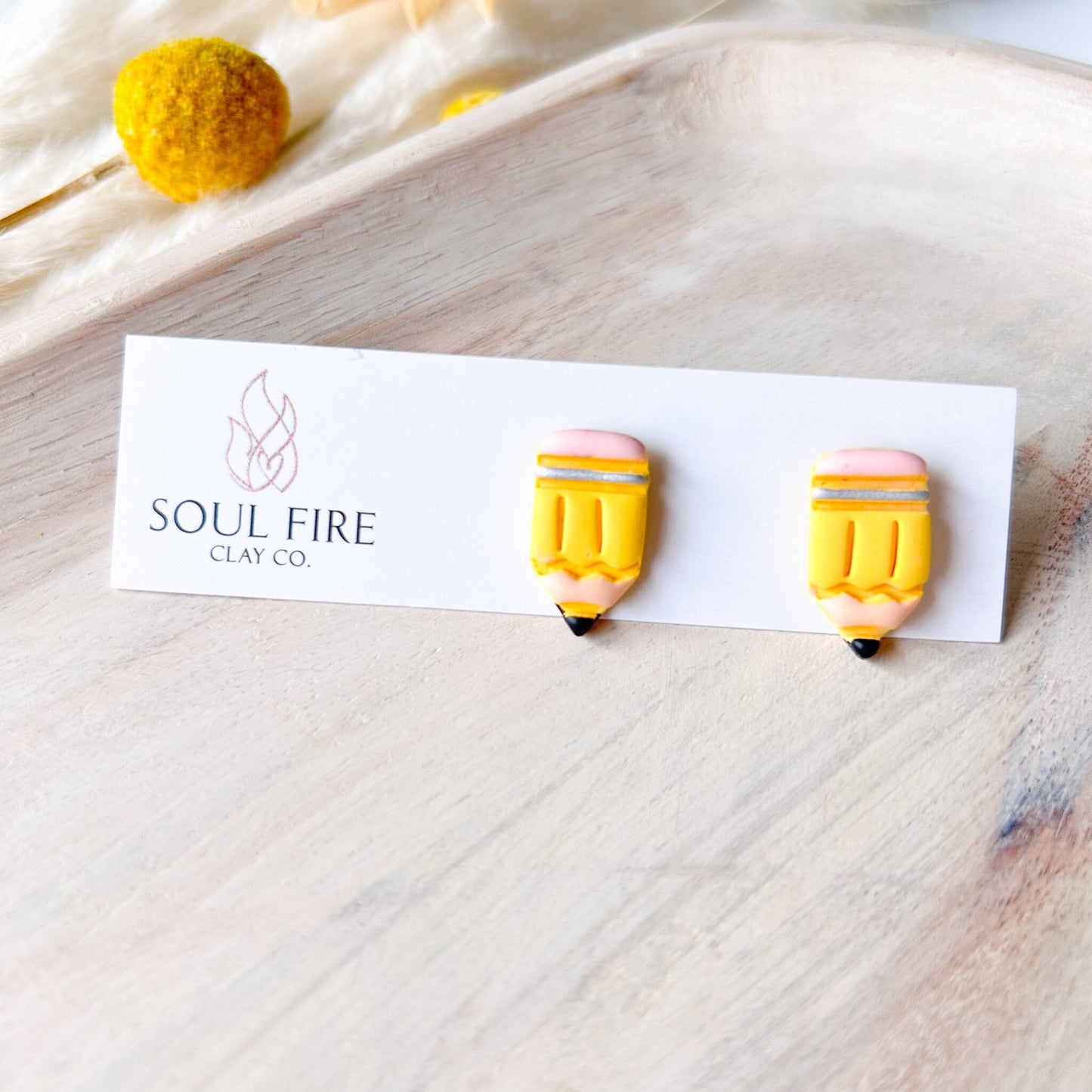 Pencil Stud statement Earrings