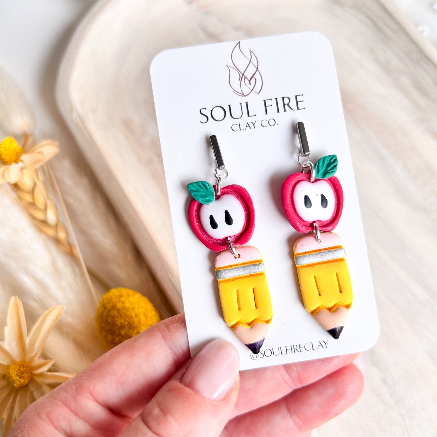 Apple Pencil statement Earrings