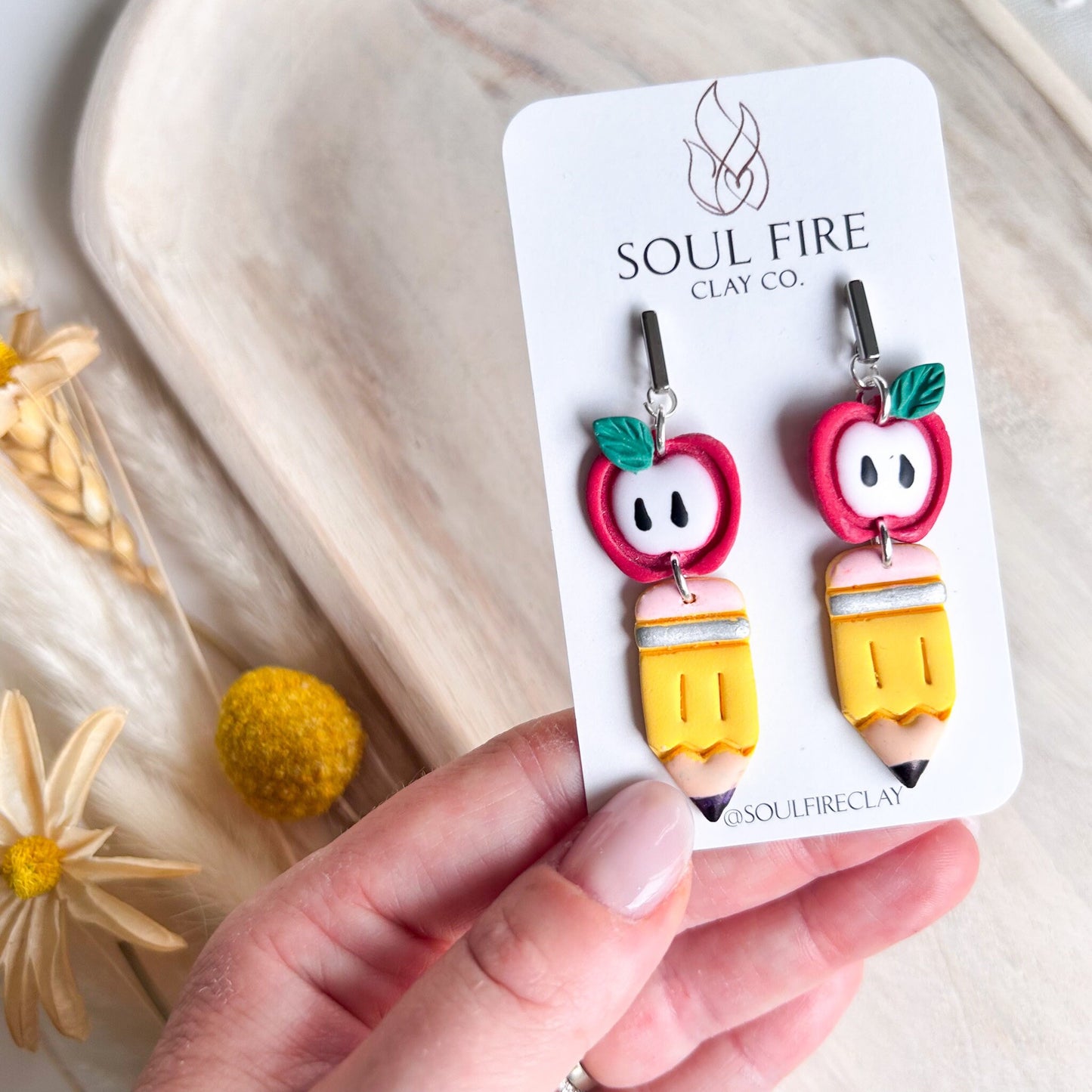 Apple Pencil statement Earrings
