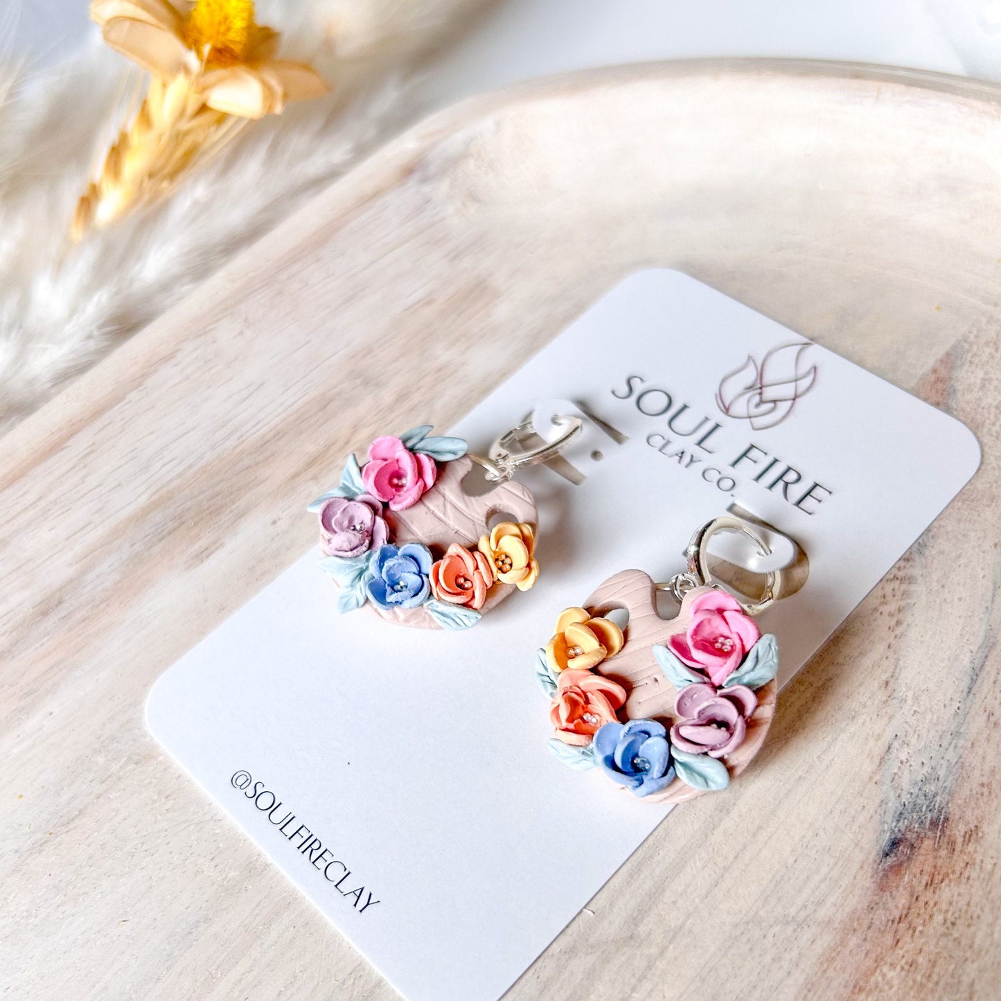 Paint Palette statement Earrings