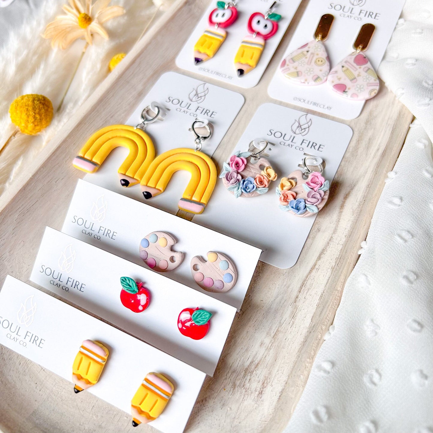 Pencil Stud statement Earrings