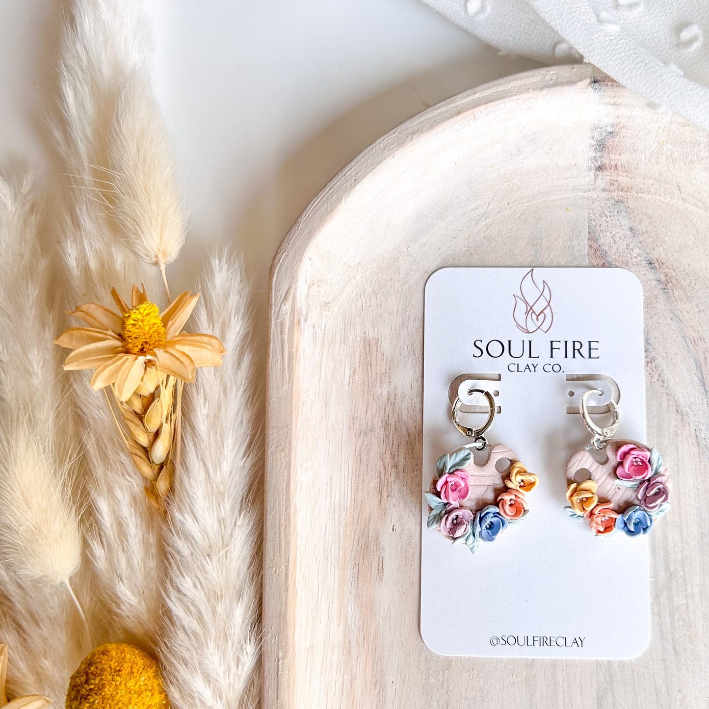 Paint Palette statement Earrings