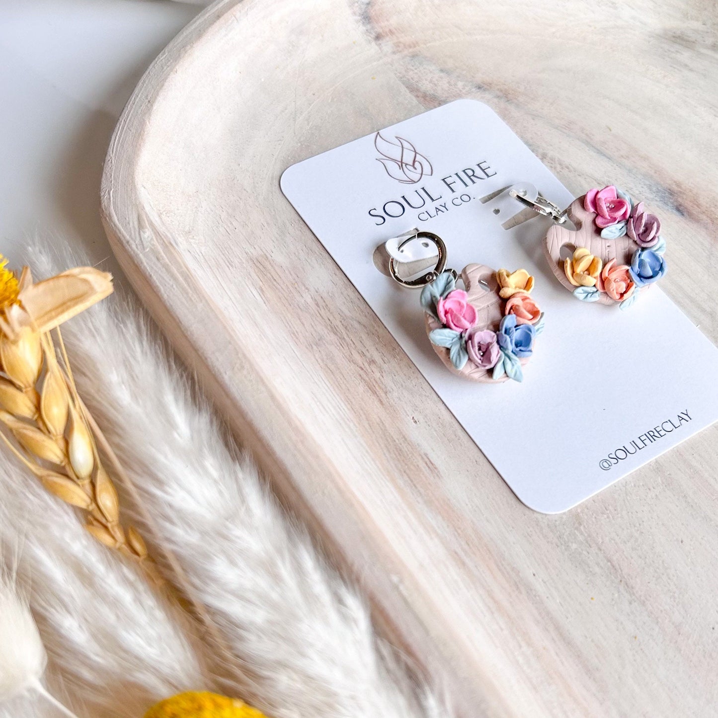 Paint Palette statement Earrings