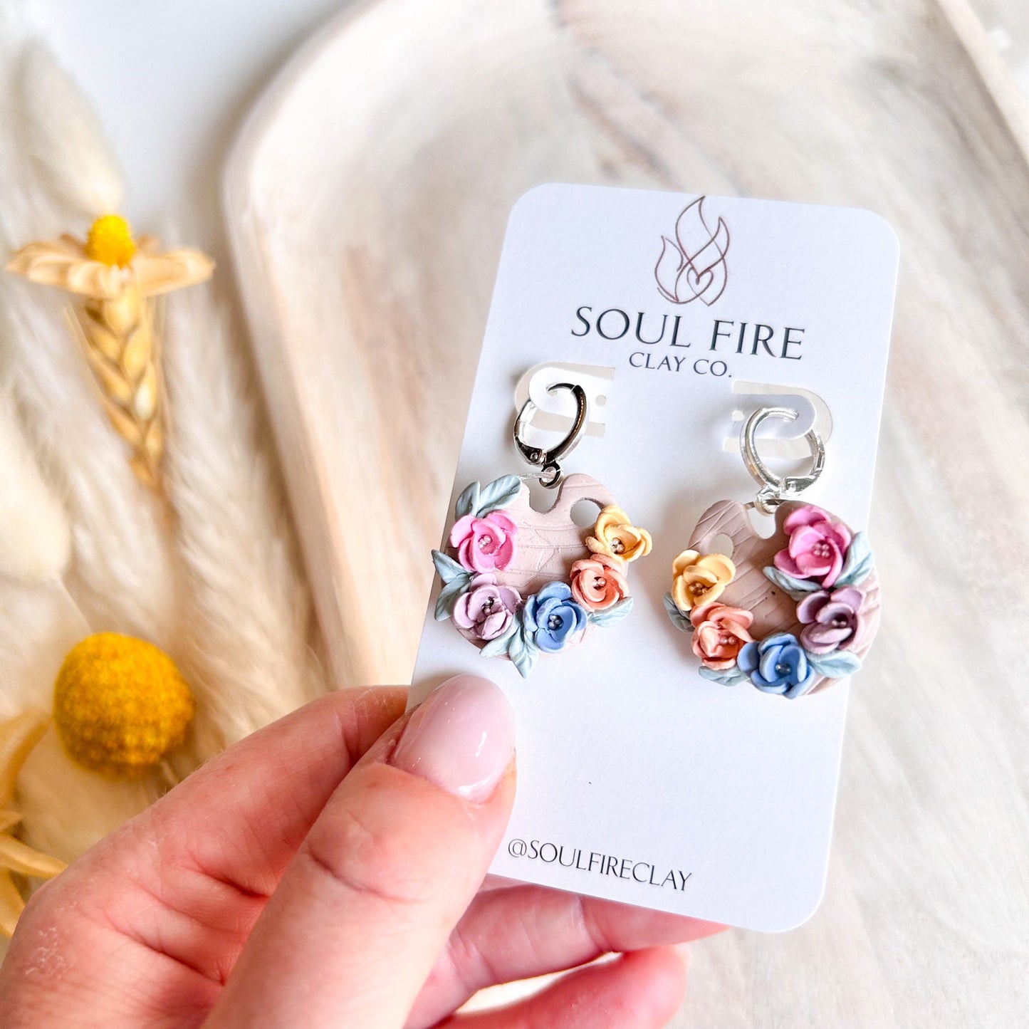 Paint Palette statement Earrings