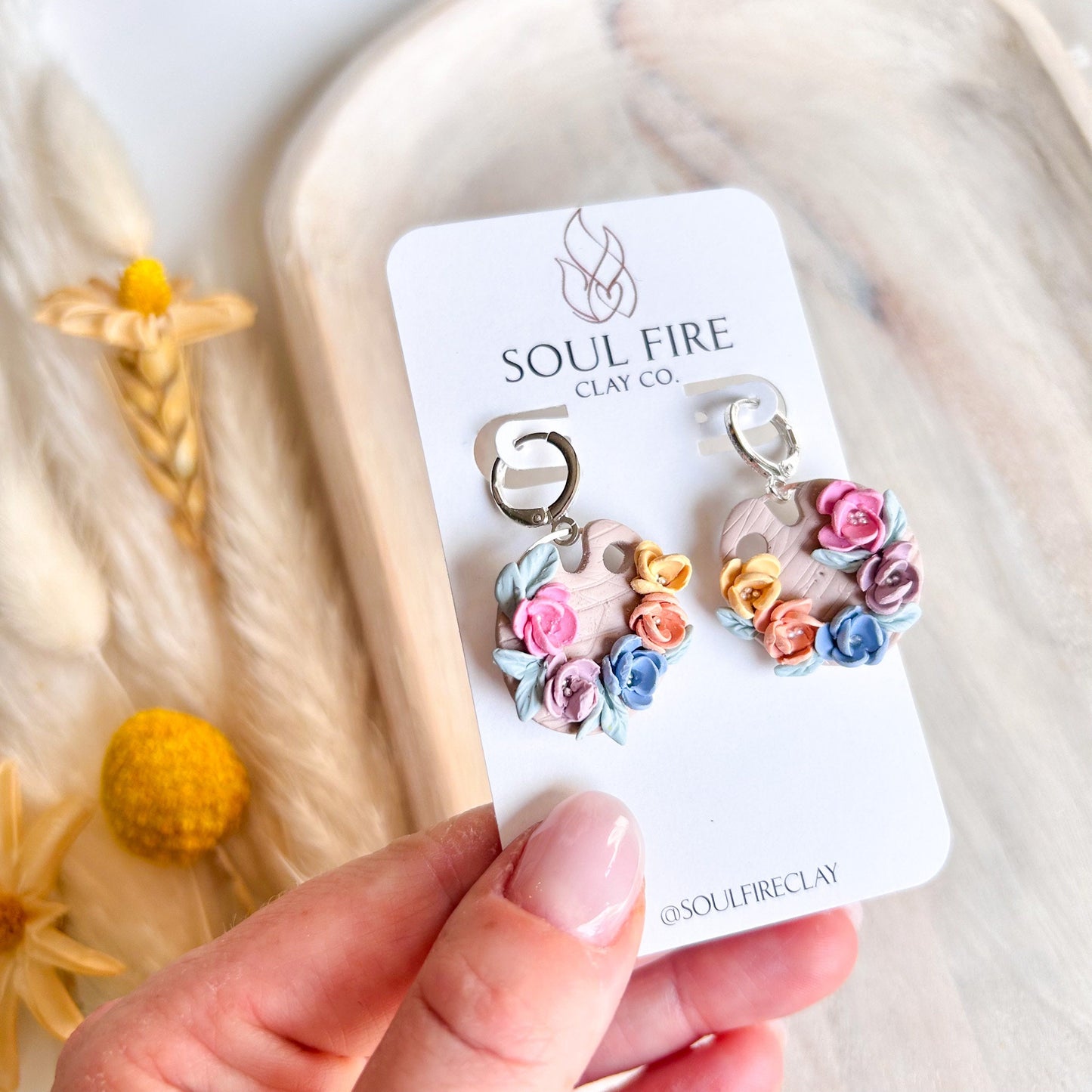 Paint Palette statement Earrings