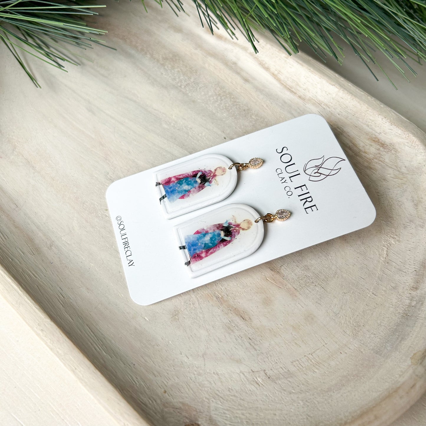 Anna - Christmas Statement Earrings