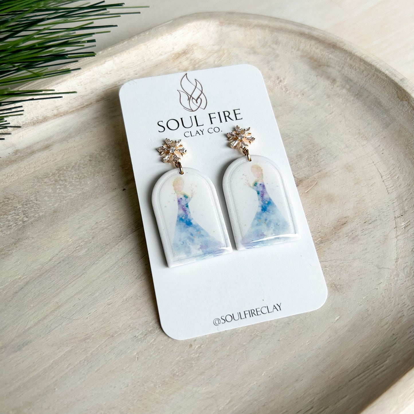 Elsa - Christmas Statement Earrings