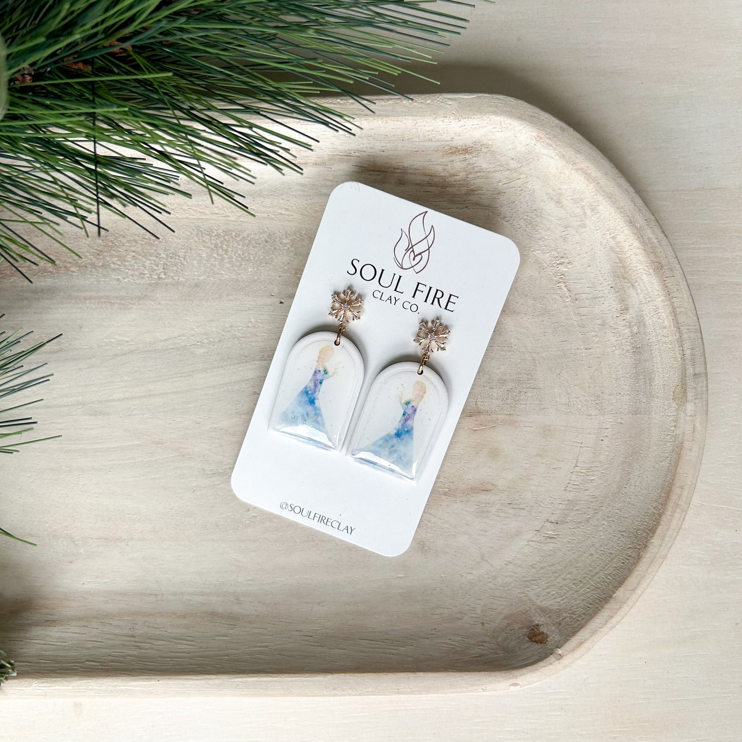 Elsa - Christmas Statement Earrings