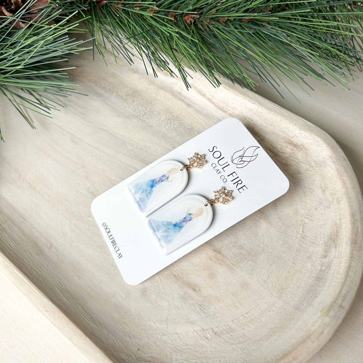 Elsa - Christmas Statement Earrings