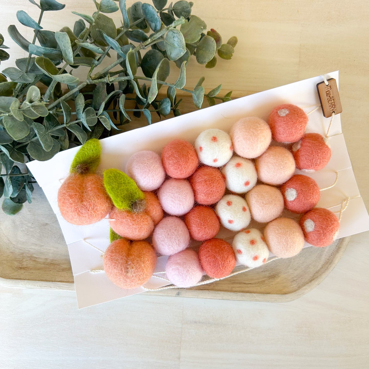 Peachy Keen # 1 Garland