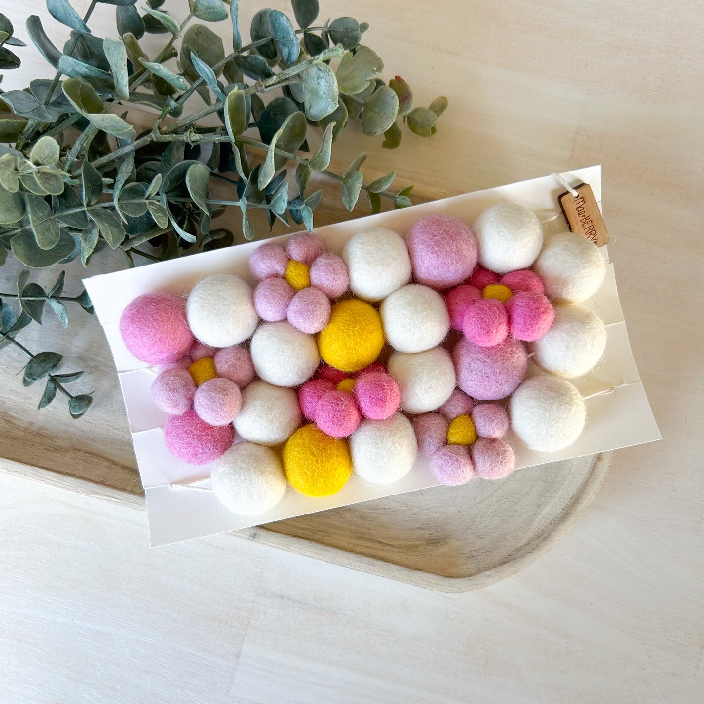 Pink Daisy Flower Garland