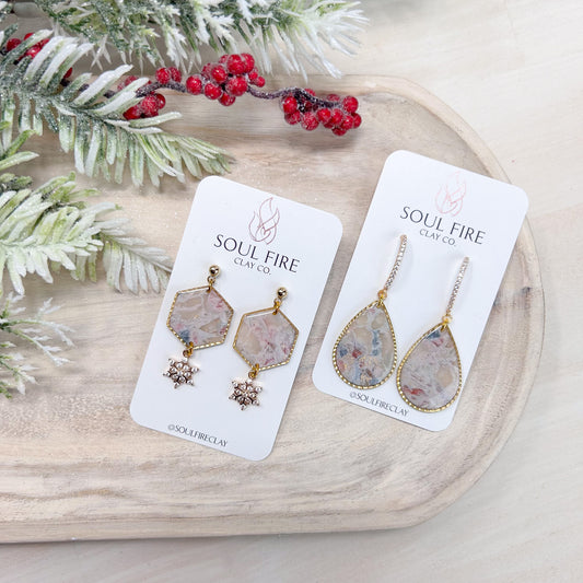 Marble Statement Earrings