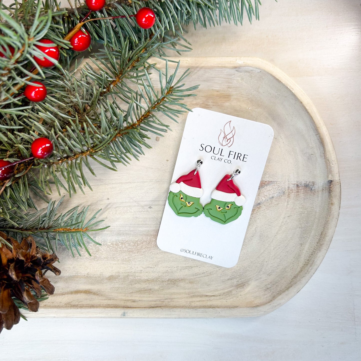 Grinch - Christmas Statement Earrings