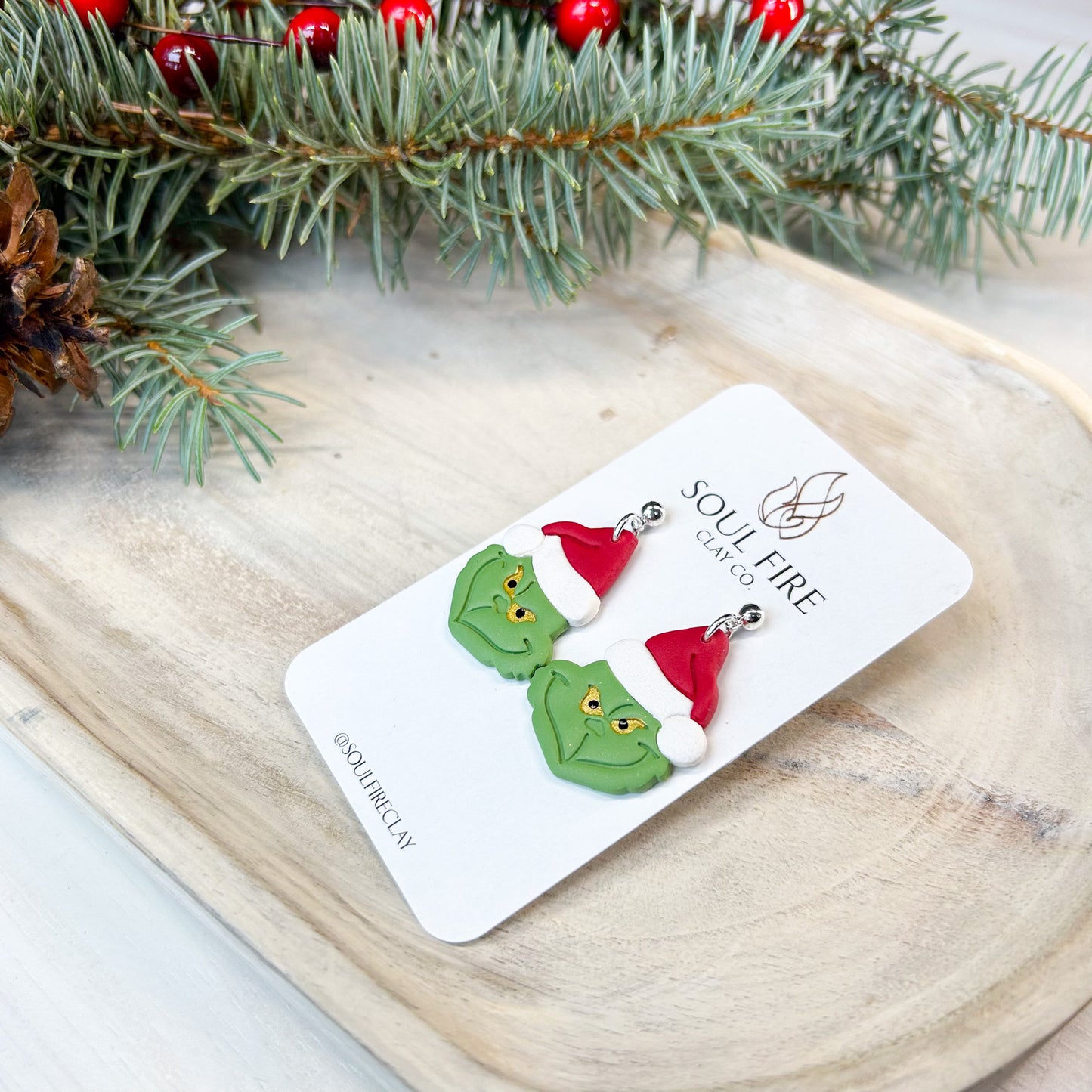 Grinch - Christmas Statement Earrings